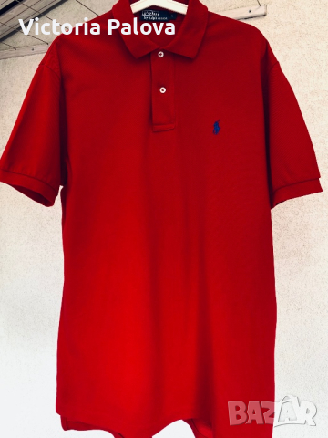 Тениска с яка POLO RALPH LAUREN оригинал, снимка 8 - Тениски - 44829159