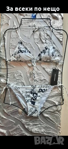 Dolce&Gabbana Дамски Бял Бански С 2 Части👙Дамски Бански С Две Части Код BS-18, снимка 3 - Бански костюми - 51044472