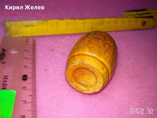 СТАРА ФИГУРАЛНА ОТВАРАЧКА за БУТИЛКИ БИРА ЛИМОНАДА - ДЪРВЕНО БУРЕНЦЕ 58551, снимка 4 - Прибори за хранене, готвене и сервиране - 44184857