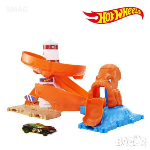 Hot Wheels City Beast Tracks - Mattel S_1213629, снимка 1 - Коли, камиони, мотори, писти - 47977272