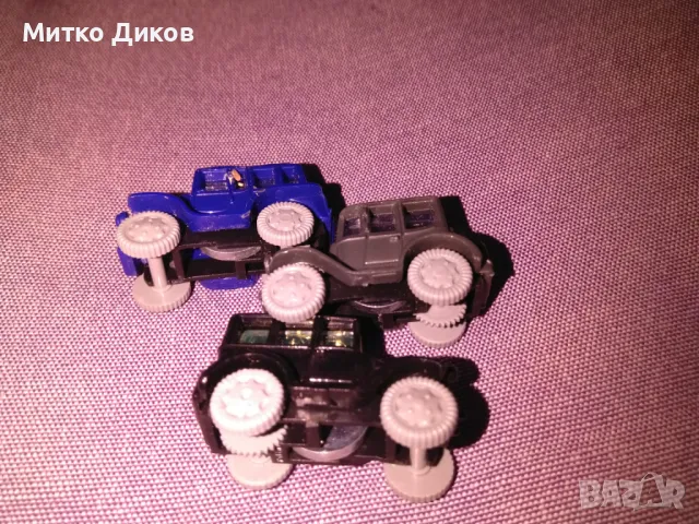 Мини джипчета винтидж с навиващ се механизъм Патент № 89-91-933бр.отлични, снимка 3 - Колекции - 49470192