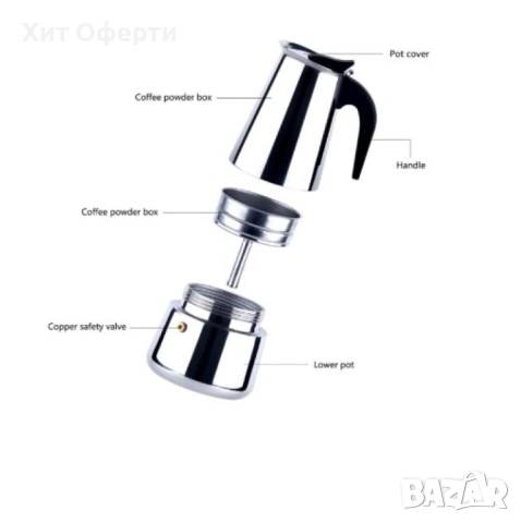 Кафеварка за еспресо, снимка 4 - Кафемашини - 53086881