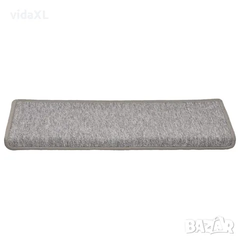 vidaXL Изтривалки за стълби, 30 бр., 65x21x4 см, светлосиви, с правоъгълен кант, снимка 2 - Изтривалки - 56147156
