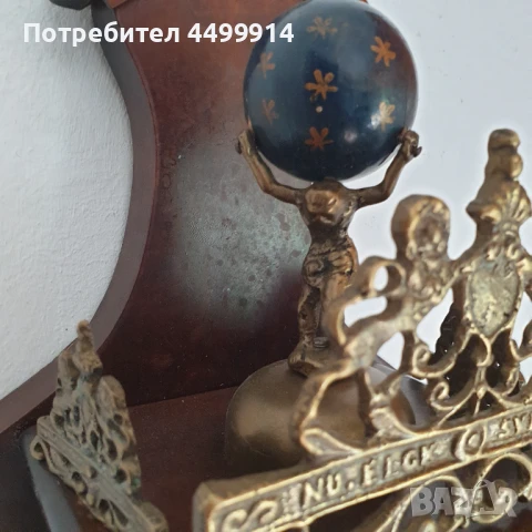 Холандски механичен стенен часовник, снимка 6 - Антикварни и старинни предмети - 50734861