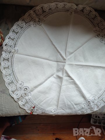 Вносно каренце брюкселска дантела диаметър 62 см ново състояние, снимка 1