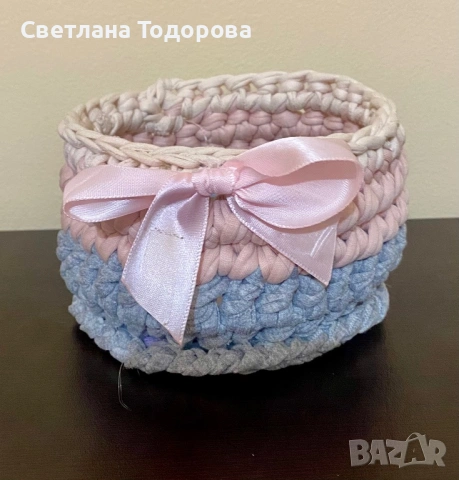 Плетени кутии и панерчета, снимка 11 - Декорация за дома - 53307041