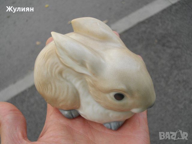 СТАР ПОРЦЕЛАН ЗАЙЧЕ , снимка 2 - Антикварни и старинни предмети - 41884634