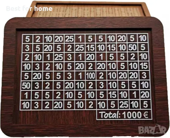 amleso дървена касичка с отбелязване на спестявания, снимка 4 - Други - 48173495