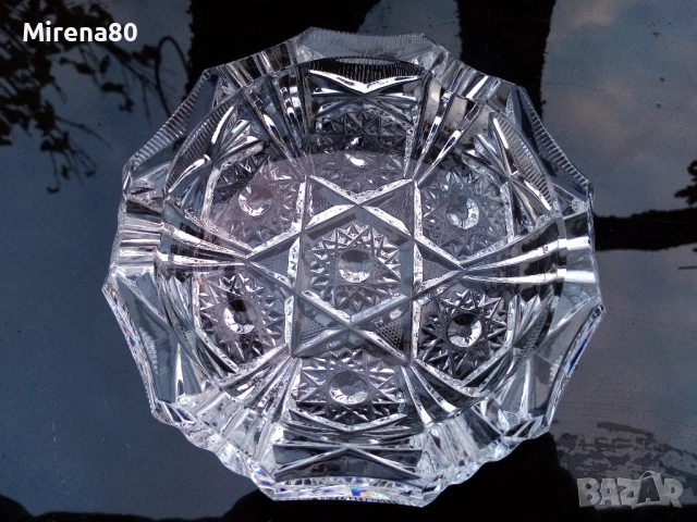 Кристален пепелник - СССР !, снимка 3 - Антикварни и старинни предмети - 52632885