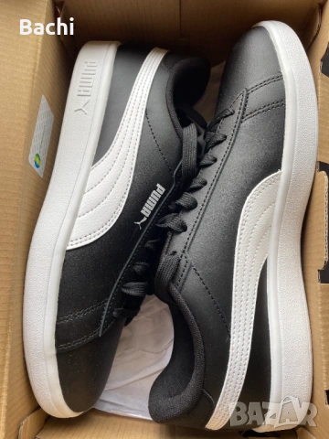 Мъжки кожени кецове Puma Smash 3.0 Leather Размер 41, снимка 2 - Маратонки - 53482603