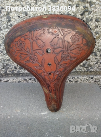 Стара кожена седалка, снимка 6 - Други ценни предмети - 52577509