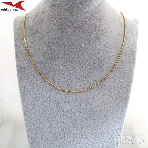 Синджир с 14К златно покритие 254589, снимка 4 - Колиета, медальони, синджири - 53588542