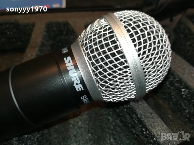 shure wireless microphone x 2 2402221530, снимка 12 - Микрофони - 35903601