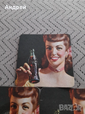 Подложки за чаши Кока Кола,Coca Colа #7, снимка 2 - Колекции - 53205331