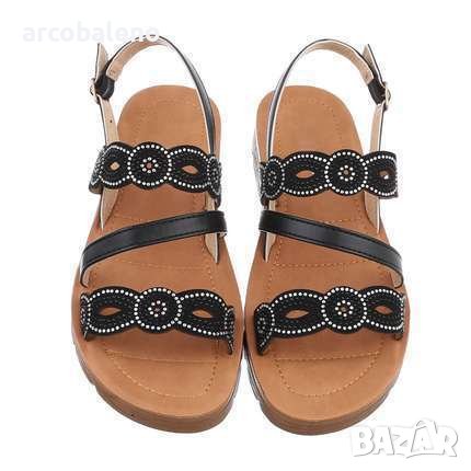 Дамски сандали на клин, 3цвята , снимка 13 - Сандали - 40808874