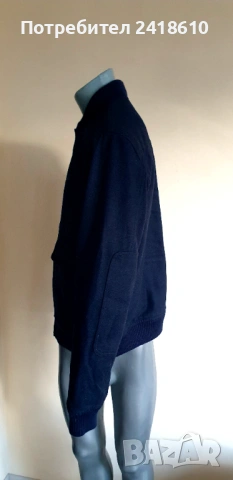 Lacoste / Wool Bomber Mens Size 50 / L  ОРИГИНАЛ!  Мъжко Вълнено бомбер Яке, снимка 15 - Якета - 53022968