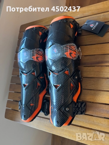 Карбонови Протектори за крака Мотокрос, снимка 2 - Аксесоари и консумативи - 52594099