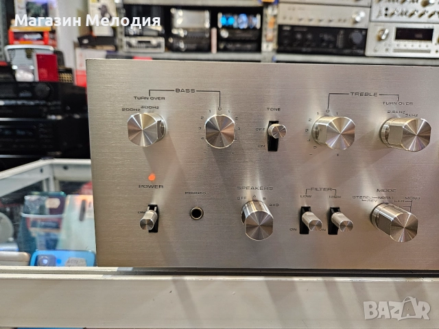 Уникален усилвател Pioneer SA-7500 Рядък и много красив модел. В отлично техническо и визуално състо, снимка 3 - Ресийвъри, усилватели, смесителни пултове - 52576193
