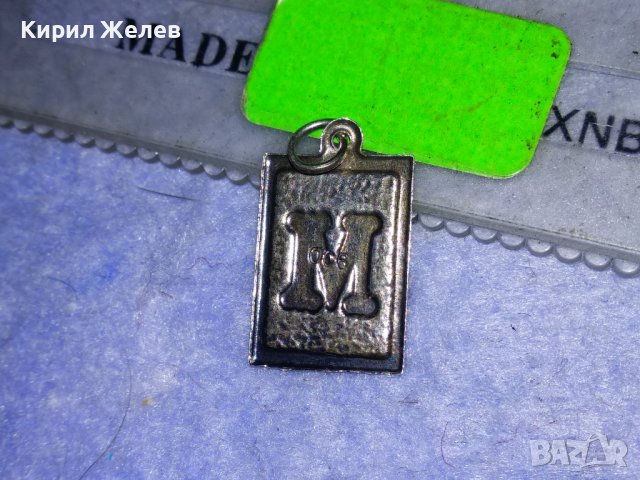 ОРНАМЕНТИРАН СРЕБЪРЕН ВИНТИДЖ МЕДАЛЬОН СРЕБРО 900 БУКВИЧКА - А 38021, снимка 9 - Колиета, медальони, синджири - 40920995