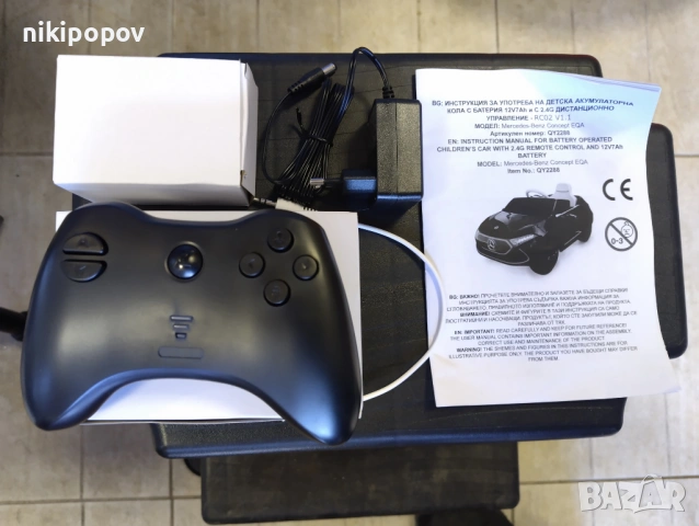 MERCEDES Акумулаторна кола Mercedes-Benz EQA черен, снимка 9 - Други - 53849614