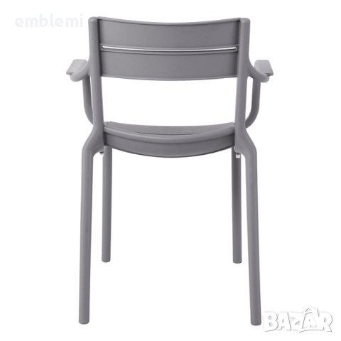 Стол градински трапезен Seren Arm Сив, снимка 4 - Столове - 44295170