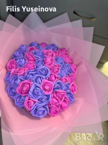 Букети от вечни рози , снимка 5 - Изкуствени цветя - 51757187