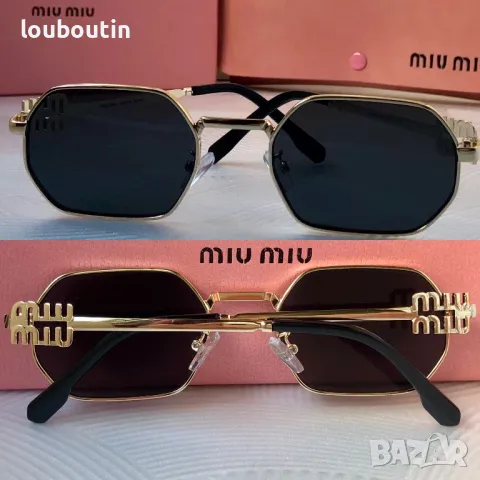 Miu 2024 дамски слънчеви очила осмоъгълни 3 цвята
