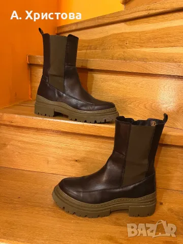 Дамски боти естествена кожа 