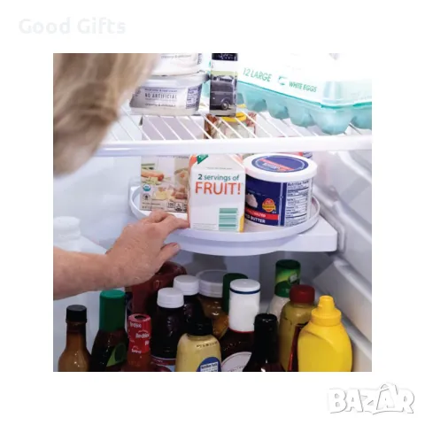 Ъглов рафт с вакуумни вендузи въртящ се на 360 градуса, снимка 4 - Други стоки за дома - 50207461