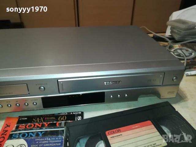 TOSHIBA SD-36VESE DVD/VHS VIDEO 1708251021LCHERY, снимка 12 - Плейъри, домашно кино, прожектори - 51390122