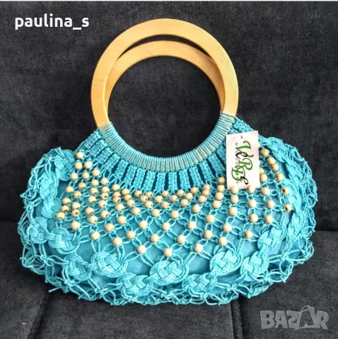 Три броя / Дамска чанта "Friis & Company", "Lou Lou by Cacharel" и Turcoise handmade , снимка 16 - Чанти - 36813290