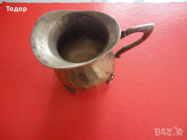 Старинна бронзова каничка , снимка 6 - Антикварни и старинни предмети - 42234639