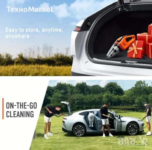 Мощна удобна прахосмукачка за Автомобил готова за работа , снимка 5 - Аксесоари и консумативи - 50637641