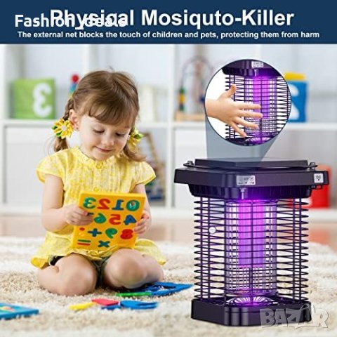 Нова Електрическа лампа за убиване на комари мухи/ Спалня Кухня Офис, снимка 2 - Други стоки за дома - 41262765