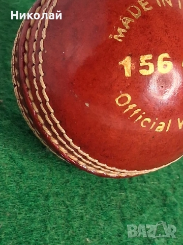 Нова Кожена Топка за Крикет Индия, снимка 5 - Други ценни предмети - 52516032