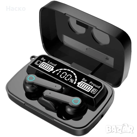 TWS Безжични Bluetooth слушалки M19