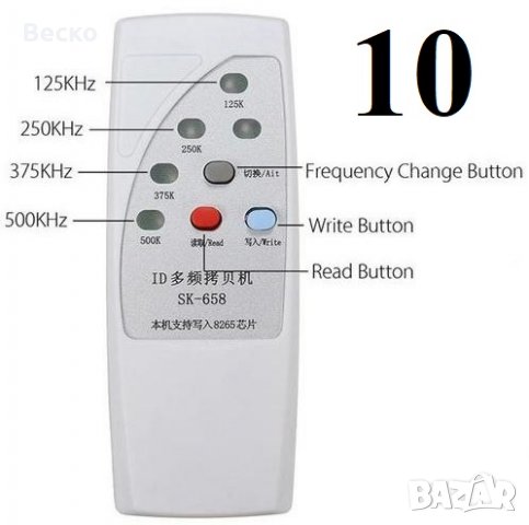 Записвачка RFID Карти Чипове 125Khz 13.56Mhz Монтаж Копиране Дубликатори Клониране Достъп Чип Четец, снимка 8 - Друга електроника - 36042818