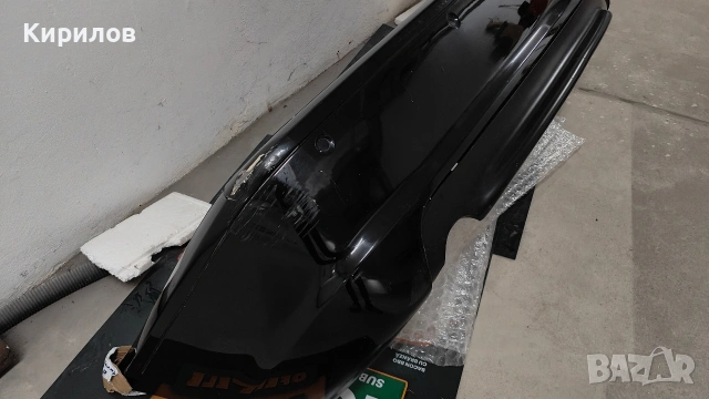 Оригинална пълна М задна броня БМВ BMW M Technik E46, е46 черна парт номер 51127893069, снимка 2 - Аксесоари и консумативи - 53079402