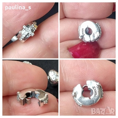 Талисмани за гривна и единични клипсове Pandora / проба s925 и печат на ювелира, снимка 14 - Гривни - 40307504