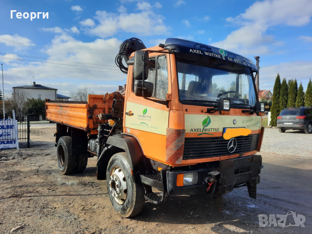 Мерцедес 4х4 самосвал с кран