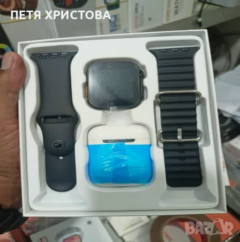 Комплект Smart часовник + TWS слушалки, снимка 2 - Смарт часовници - 55885708