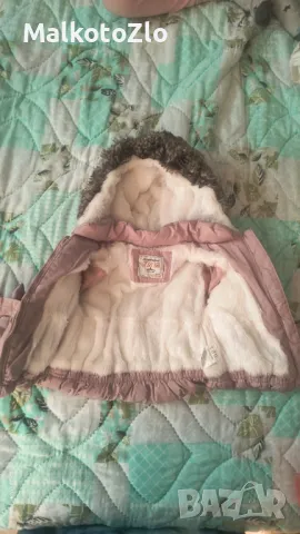Яке , грейка / ескимос 3-6м ,6-9м Яке George 3-6m Розово яке  Ескимос 6-9м , снимка 6 - Бебешки якета и елеци - 47341741