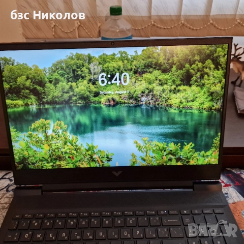 Лаптоп HP Victus 16-d1000nu цвят Mica Silver.