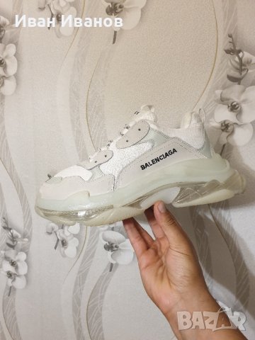  сникарси  Balenciaga Triple S Clear Sole  номер 43, снимка 5 - Маратонки - 42437678