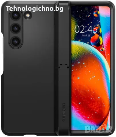 Калъф Spigen - Tough Armor, Galaxy Z Fold 5, черен
