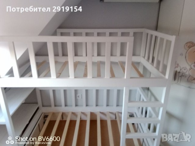Двуетажно детско легло, снимка 5 - Мебели за детската стая - 35770646
