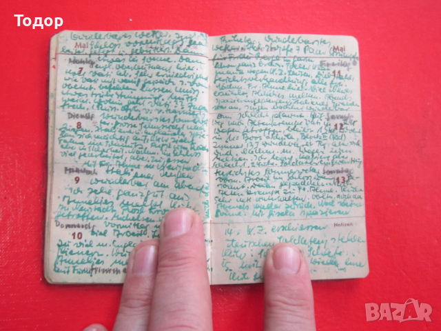 Немски дневник календар 3 райх 1944, снимка 4 - Колекции - 36193234