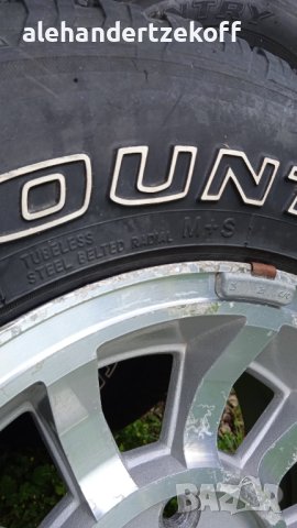 Гуми с джанти р215/75/15  100 S m+s  за Cherokee, снимка 14 - Гуми и джанти - 41322630