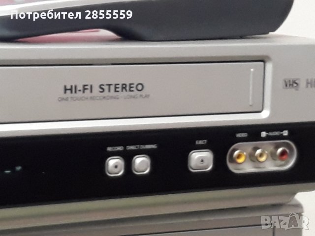 PHILIPS DVD и VHS комбо, снимка 3 - Камери - 35923202