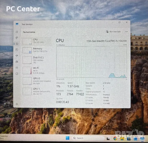 Геймърски лаптоп ACER NITRO LITE 16, Intel Core i5 13420H, RTX 4050 6GB, 16GB ram, снимка 6 - Лаптопи за игри - 55753684